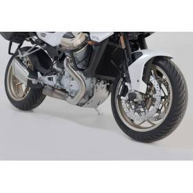 Porte-bagages arrière Moto Guzzi V100 Mandello avec poignées passager