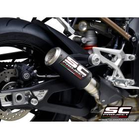 Silencieux BMW S1000R 2021-2023 SC Project CR-T Carbone
