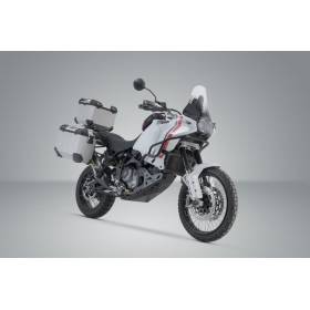 Kit bagagerie Ducati DesertX - SW Motech Adventure Argent