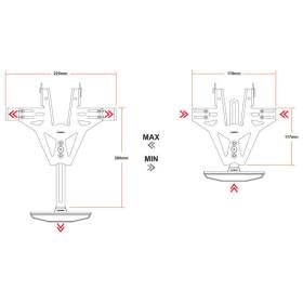 Support de plaque Honda CB750 Hornet / Akron-RS Highsider 280-622H