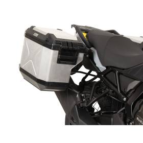 Kit valises Suzuki V-Strom 800 DE - Hepco-Becker Cutout Silver