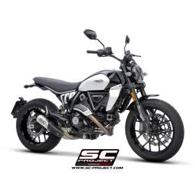 Silencieux titane EURO5 Ducati Scrambler 800 2023+ / SC Project CR-T D40A-38TR