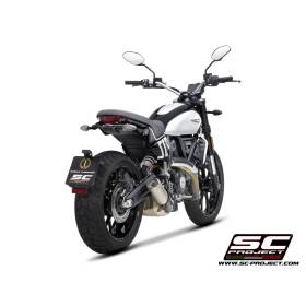 Silencieux titane EURO5 Ducati Scrambler 800 2023+ / SC Project CR-T D40A-38TR