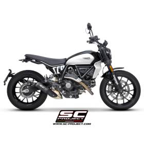 Silencieux carbone EURO5 Ducati Scrambler 800 2023+ / SC Project D40A-38CR