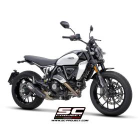 Silencieux carbone EURO5 Ducati Scrambler 800 2023+ / SC Project D40A-38CR