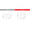 Bulle BMW F750GS-F850GS avec bulle Touring OEM - Puig réglable