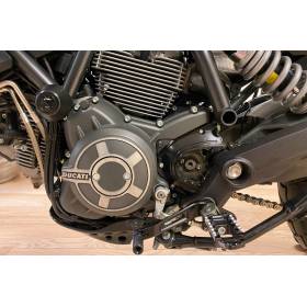 Tampons protection moteur Ducati Scrambler - CNC Racing TC212