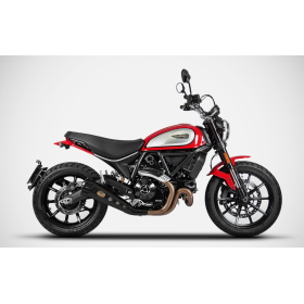 SILENCIEUX ZARD BAS NOIR HOMOLOGUE EURO 5 DUCATI SCRAMBLER