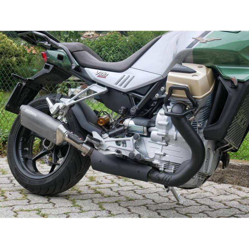Caches de Protections Collecteurs Mistral pour Moto Guzzi V100 Mandello