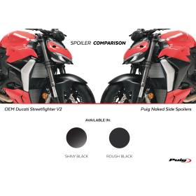 Ailerons latéraux Ducati Streetfighter V2 2022+ - Puig 21475J