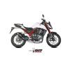 Silencieux noir Honda CB750 Hornet - GP Pro Mivv H.085.LXBP