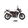 Silencieux carbone Honda CB750 Hornet - Oval Mivv H.085.L3C