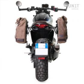 Kit sacoche GAUCHE Ducati Scrambler 800 2023+ / Unit Garage Cuir