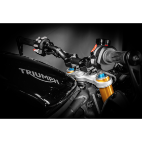 Pontets de guidon Triumph Speed Triple 1200 RS - Gilles Tooling Black ( 2DGT-02-26-B )