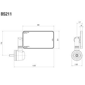 RÉTROVISEUR QUANTUM END RIZOMA BS211A