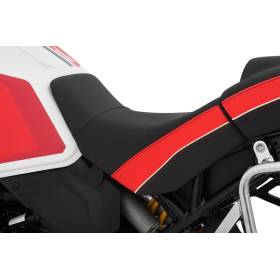 Selle pilote Haute Ducati DesertX - Aktivkomfort Red Wunderlich 70102-003