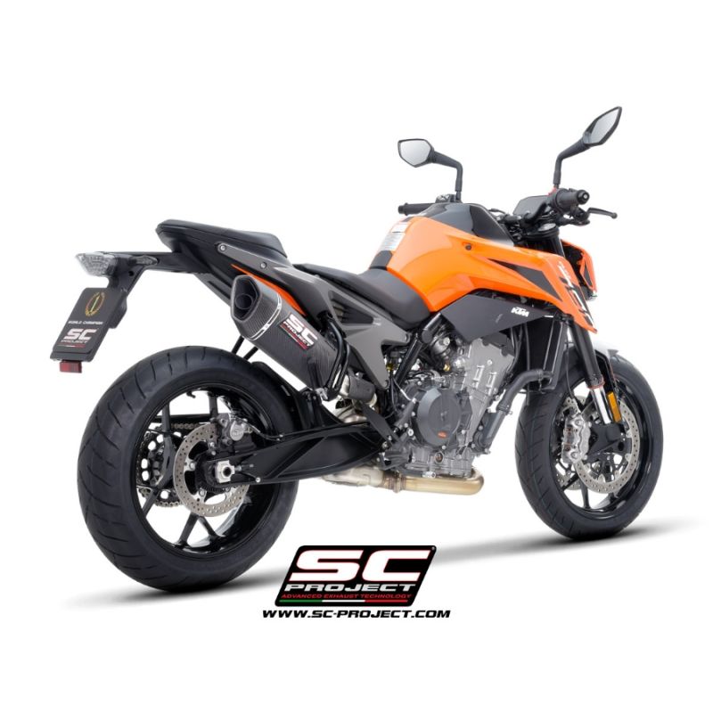 Silencieux Euro5 Carbone KTM 790 Duke 2023+ / SC1-R SC Project KTM12D-91C