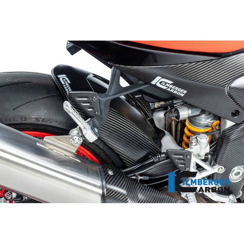 Garde Boue Arrière Carbone Aprilia Tuono V4 / RSV4 - Ilmberger / KHO.111.TU21M.K