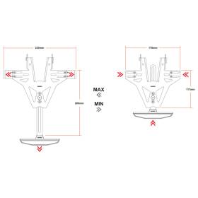 Support de plaque HIGHSIDER Akron-RS KTM 690 Duke 2012-2019