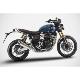 Ligne complète Euro5 Triumph Scrambler 1200 2021- / Zard Inox