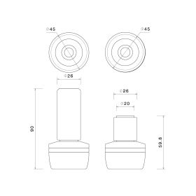 Protection moteur Yamaha MT-09 2022+ / Rizoma PM225A