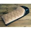 SELLE CAFE RACER SEAT VINTAGE BROWN TYPE 23 L : 60cms