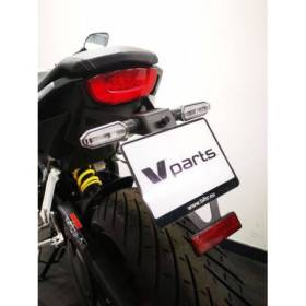 Support de plaque V PARTS noir - Honda CB650R