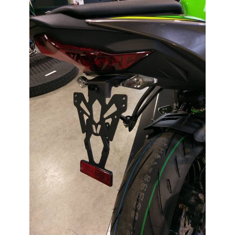 Support de plaque V PARTS noir Kawasaki ZX-6R