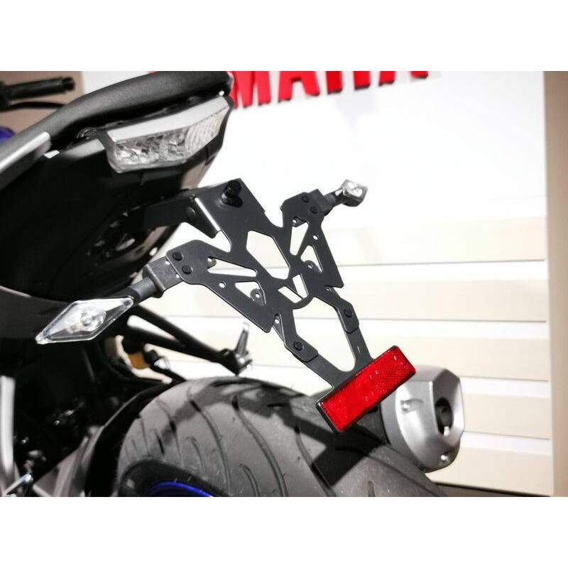 Support de plaque V PARTS noir Yamaha MT-125