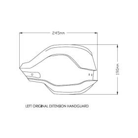 Extension protège mains BMW S1000XR - Puig 3763