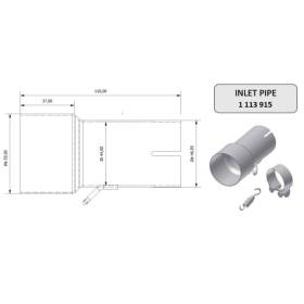 Tube de raccordement MIVV 55 - 44 mm