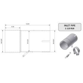 Tube de raccordement MIVV 55 - 51 mm