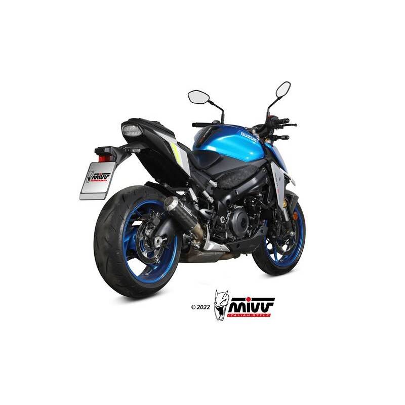 Silencieux homologué MIVV MK3 carbone - Suzuki GSX-S 950 / GSX-S 1000 2021+