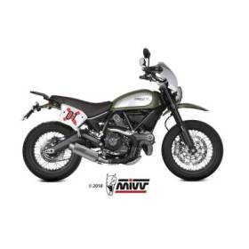 Silencieux MIVV GP Pro titane/casquette inox Ducati Scrambler 800