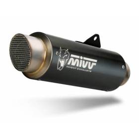 Silencieux MIVV GP Pro inox noir/casquette inox Ducati Scrambler 800