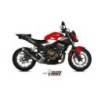 Silencieux MIVV GP Pro inox noir/casquette inox Honda CB500F