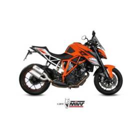 Double silencieux homologué MIVV MK3 inox - KTM 1290 Superduke 2014-2019