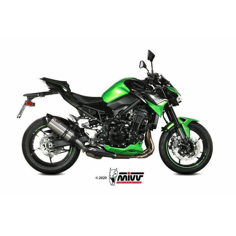 Silencieux homologué MIVV Suono inox - Kawasaki Z900 2020+