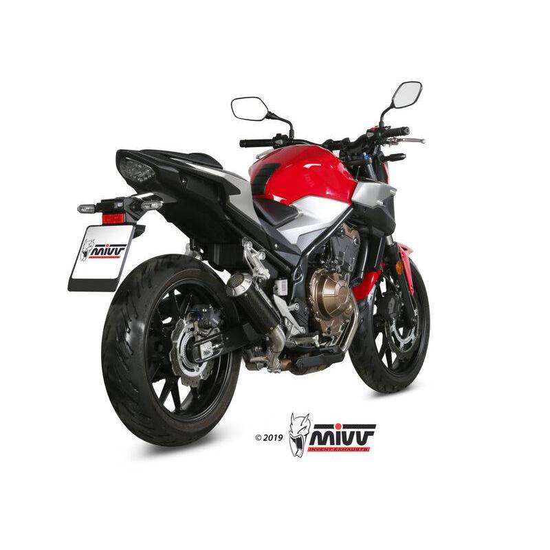 Silencieux MIVV MK3 carbone - Honda CB500F 2019+