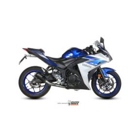 Ligne complète MIVV MK3 noir - Yamaha YZF-R3 2015+