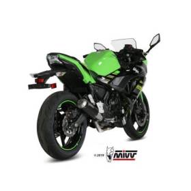 Ligne complète MIVV MK3 noir - Kawasaki Z650 2017+