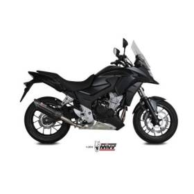 Silencieux homologué MIVV Suono inox noir - Honda CB500F 2016-2018