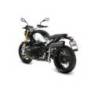 Silencieux MIVV Suono inox brossé noir/casquette carbone BMW R1200 nineT