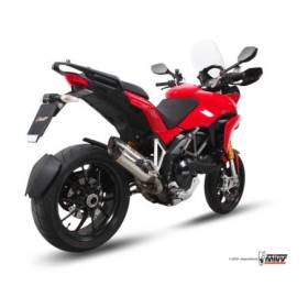 Silencieux MIVV Suono inox/casquette carbone Ducati Multistrada 1200