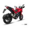 Silencieux MIVV Suono inox/casquette carbone Ducati Multistrada 1200