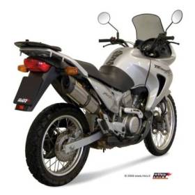 Silencieux MIVV Suono inox/casquette carbone Honda XL650V Transalp