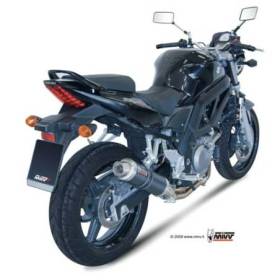 Silencieux + demi-ligne MIVV GP carbone - Suzuki SV650 2004-2015