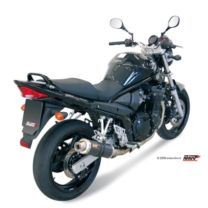 Silencieux Carbone Homologué Suzuki GSF650 Bandit 2005-2006 / MIVV S.017.L2S