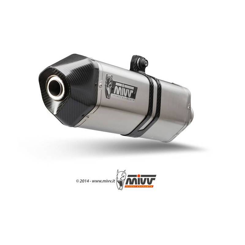 Silencieux MIVV Speed Edge inox - Suzuki DL650 V-Strom 2012-2016