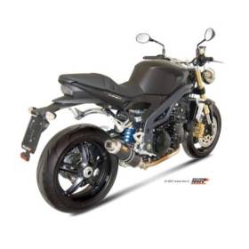 Silencieux Bas MIVV GP carbone - Triumph Speed Triple 1050 2007-2010